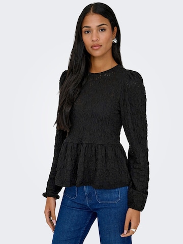 ONLY Shirt 'ONLGIAVANNA' in Zwart: voorkant