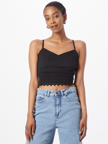 ABOUT YOU Top 'Virginia' in Black: front