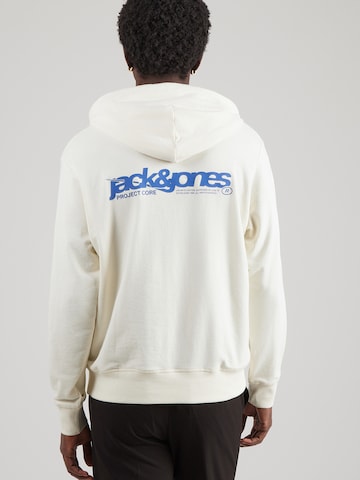 JACK & JONES Sweatshirt 'JWHUnion' i gul: forside