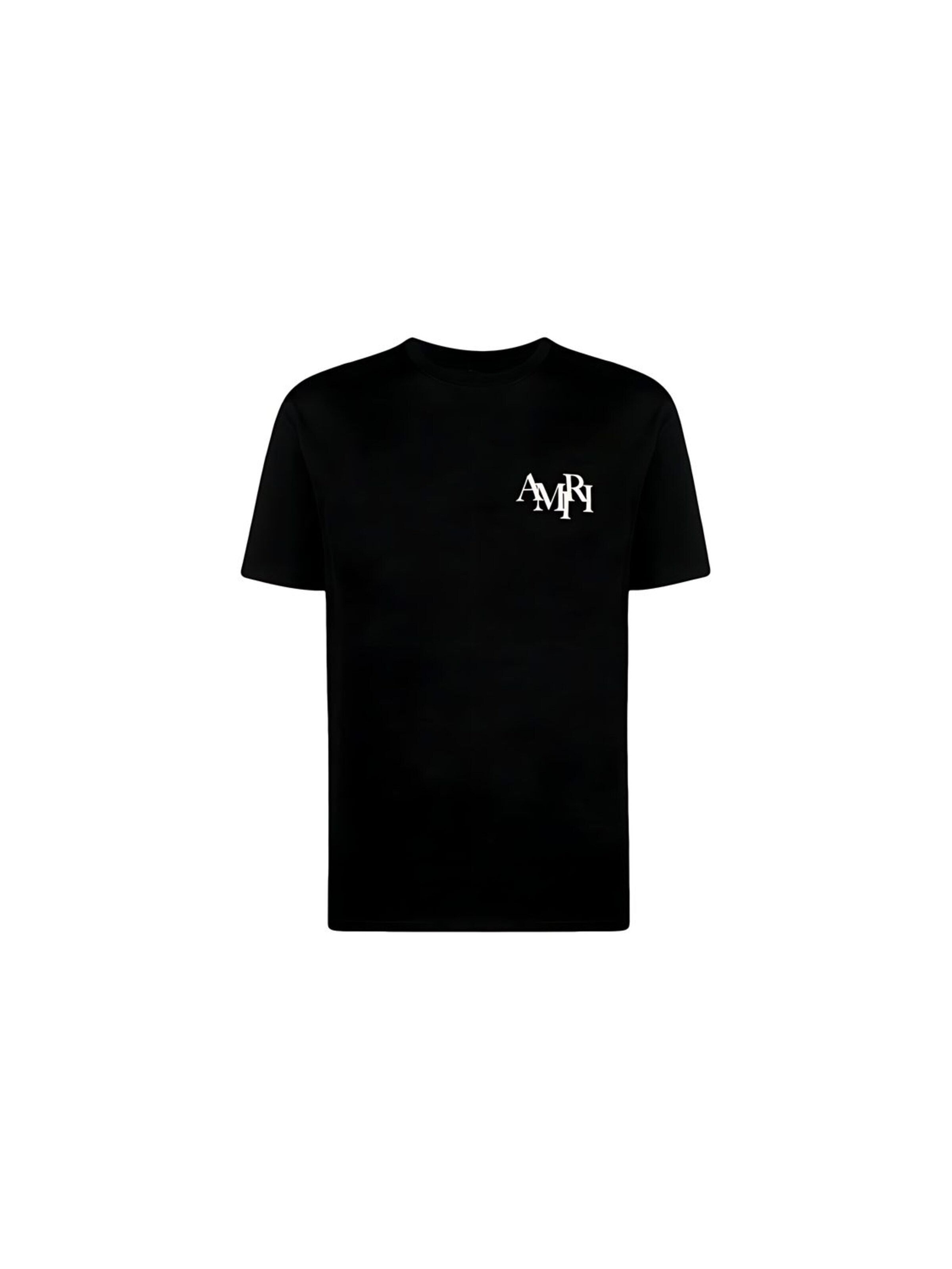 Amiri - Camiseta 'Logo Print T-Shirt' en negro: frente