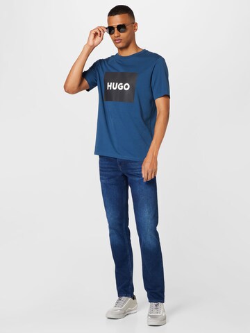 HUGO T-Shirt 'Dulive222' in Blau