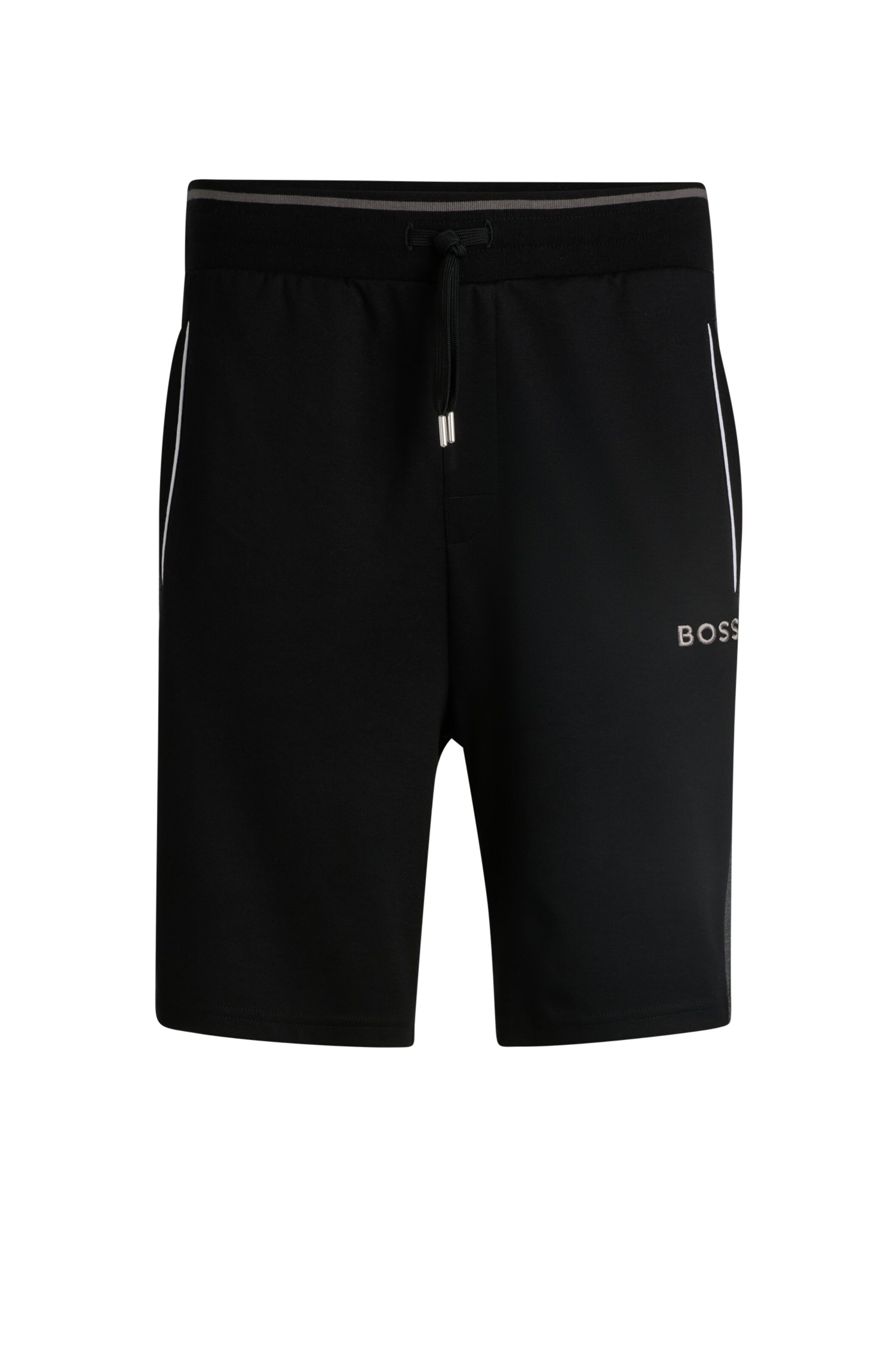 BOSS Regular Shorts in Schwarz: Vorderseite