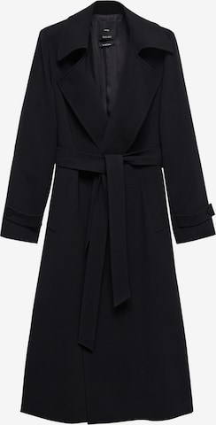 MANGO Between-Seasons Coat 'Geisha' in Black: front