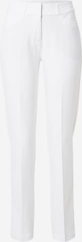 Slimfit Pantaloni sportivi di ADIDAS GOLF in bianco: frontale
