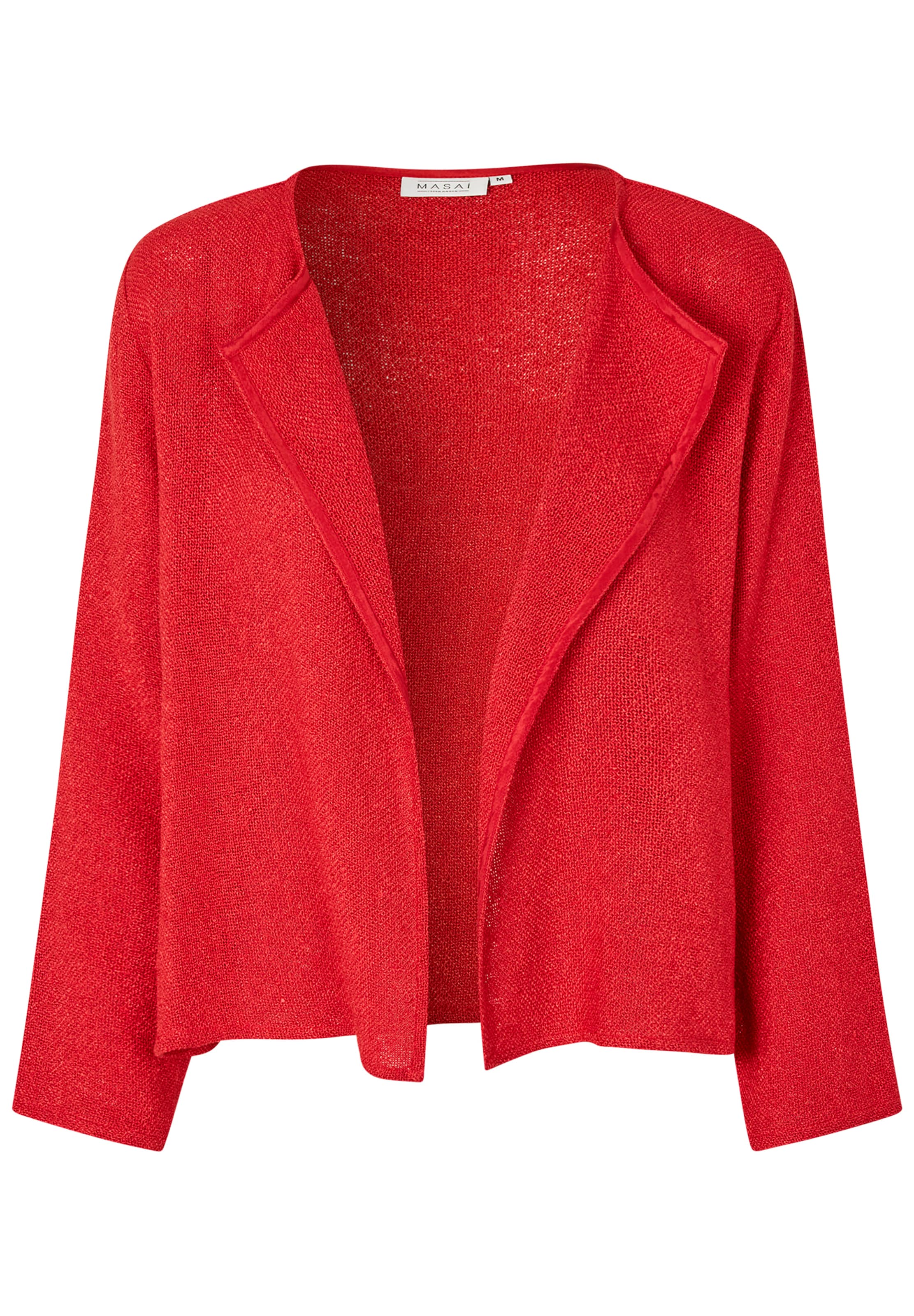 Masai Cardigan i rød: forside