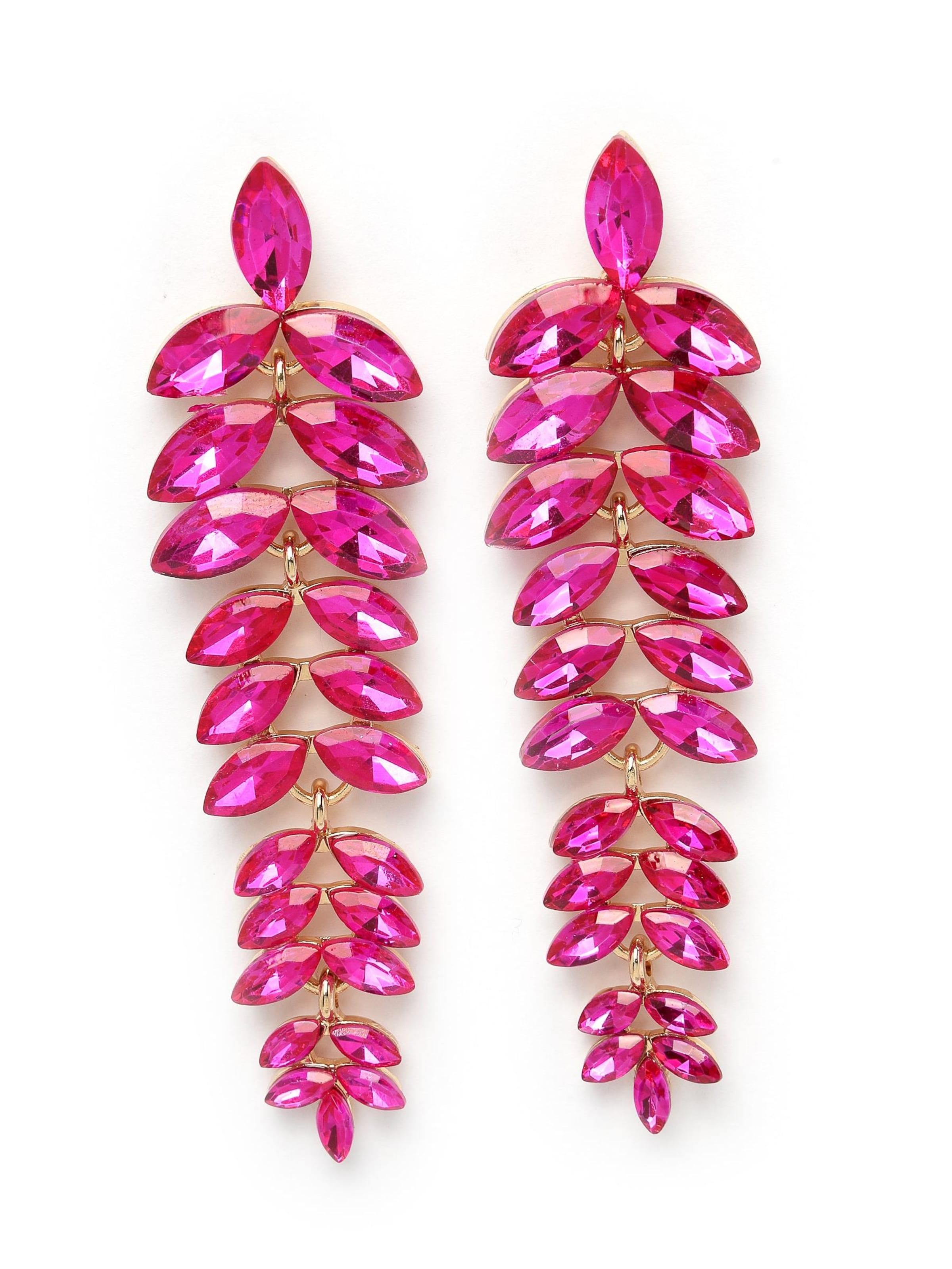 AVANT-GARDE PARIS Ohrringe 'Klaraia'‌‌‌‌‌‌ in Pink: Vorderseite