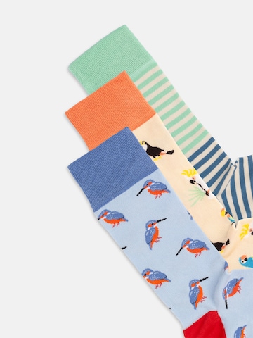 DillySocks Sokken 'Kingfisher Paradise' in Beige