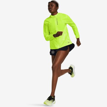 UNDER ARMOUR Performance Jacket 'OUTRUN THE STORM' in Yellow
