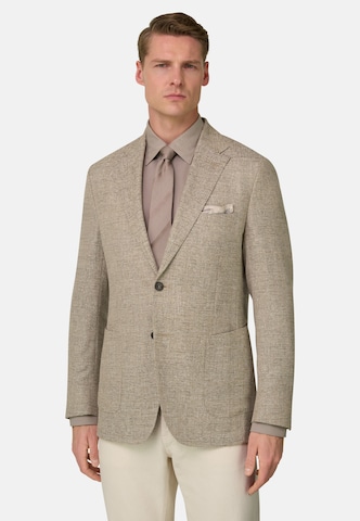 Boggi Milano Regular fit Business-colbert in Beige: voorkant