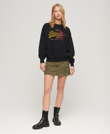 Superdry Sweatshirt in Zwart