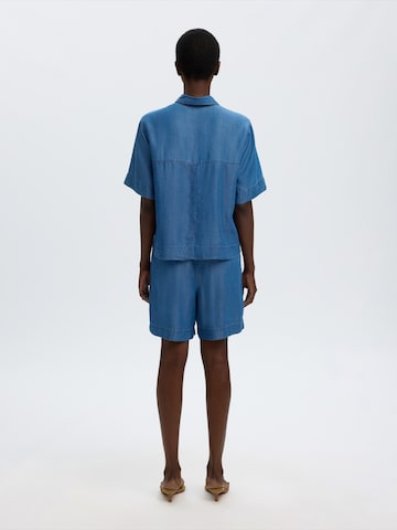 Bluză 'SLFJANNA' de la SELECTED pe albastru