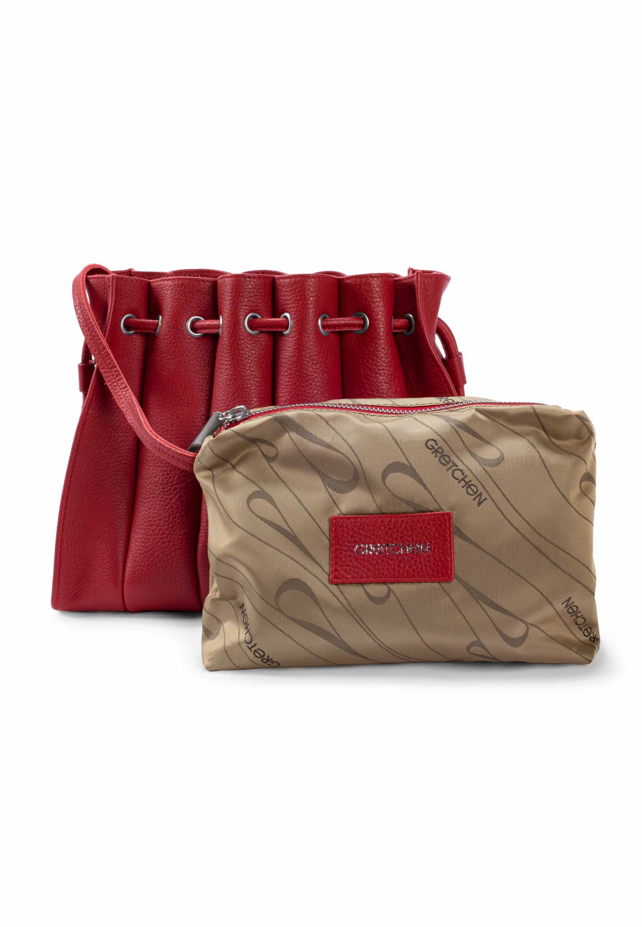 Gretchen Handbag 'Fan Shoulderbag' in Red