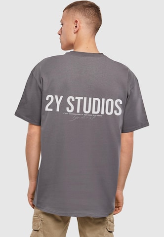 2Y Studios Shirt 'Syndicat' in Grey: front