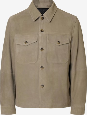 SELECTEDPrijelazna jakna 'SLHTHOM' - bež boja: prednji dio