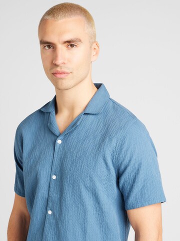 Coupe regular Chemise 'MAR4' HOLLISTER en bleu