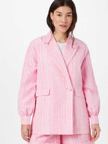 Crās Blazer 'Sisleycras' in Pink: front