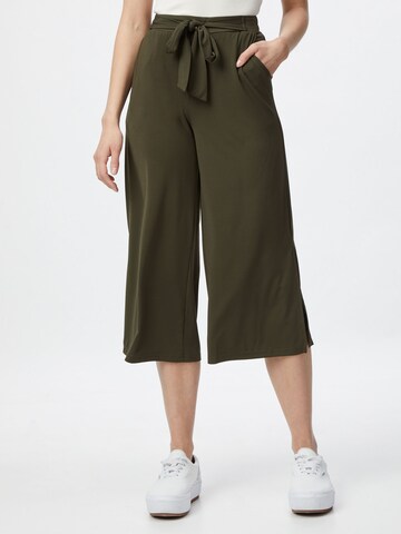 Wide Leg Pantalon 'Malli' Kaffe en vert : devant