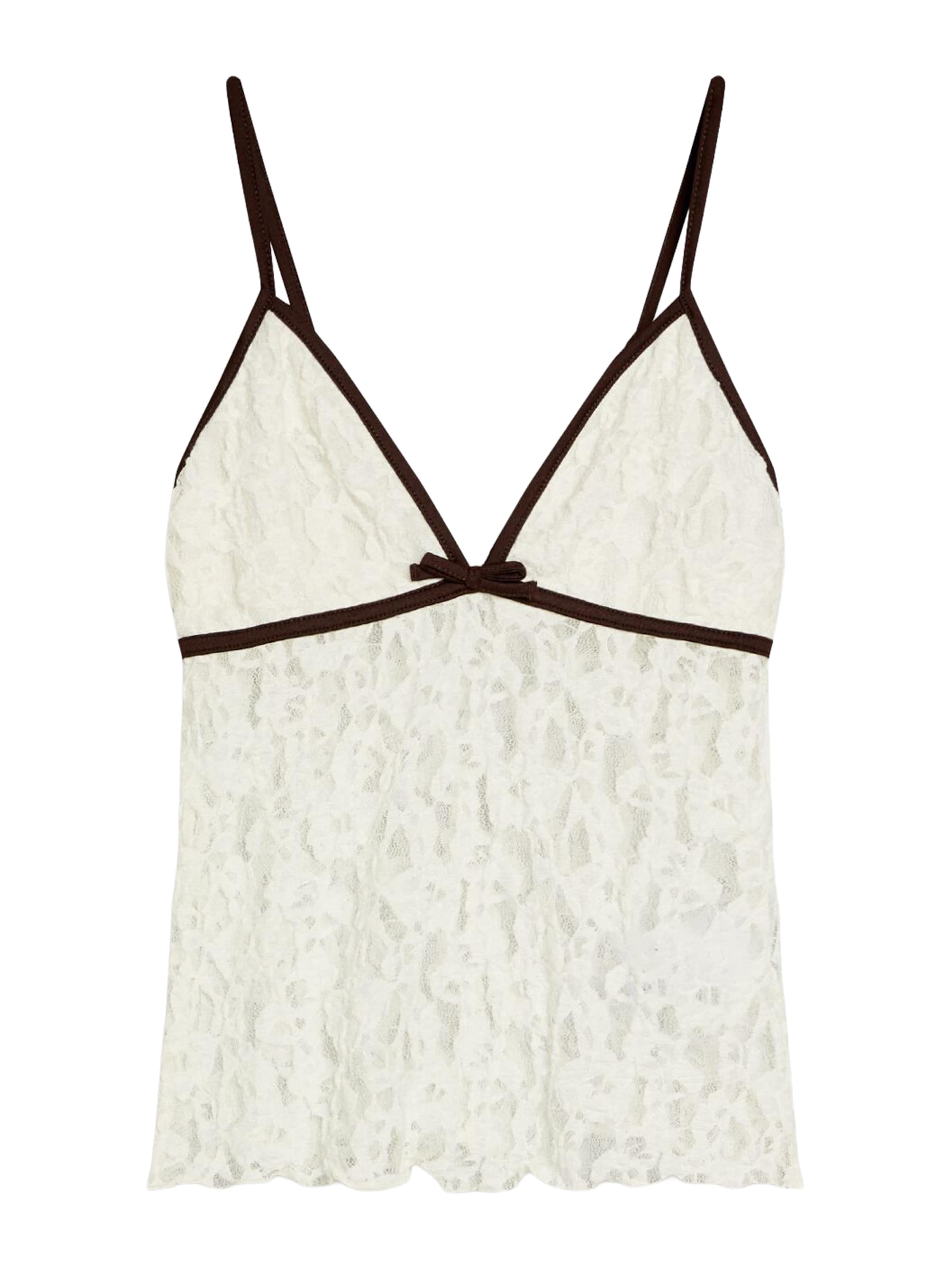 Haut Bershka en blanc : devant