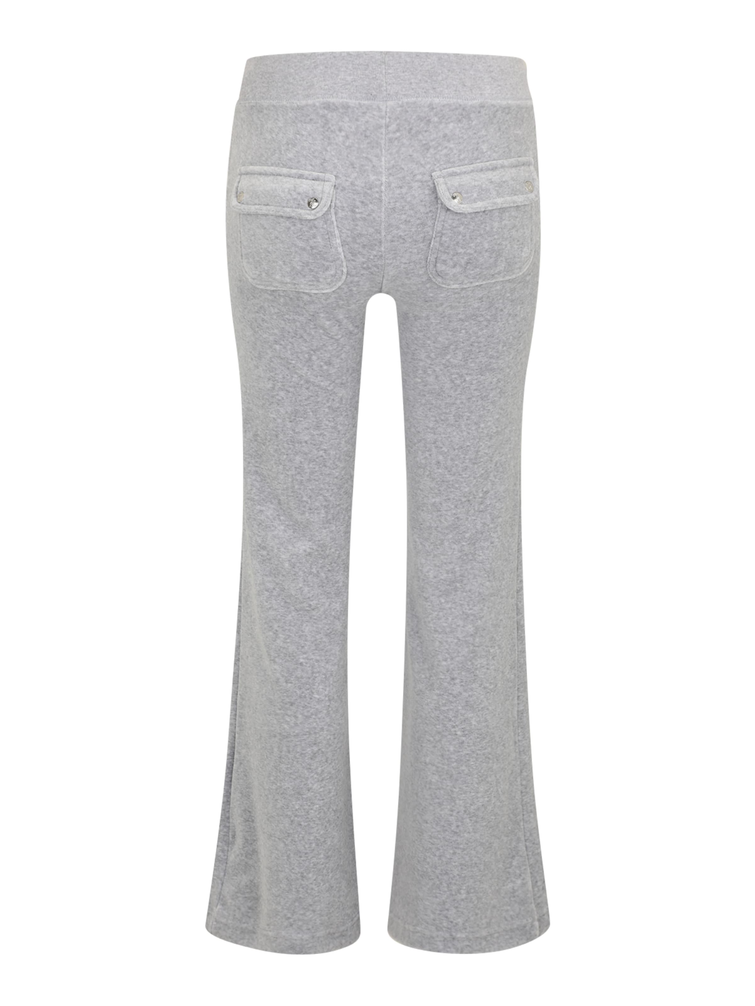 Juicy Couture Petite Laienev Püksid 'LAYLA', värv hall