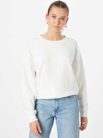 Sweat-shirt 'Ima' MSCH COPENHAGEN en beige : devant