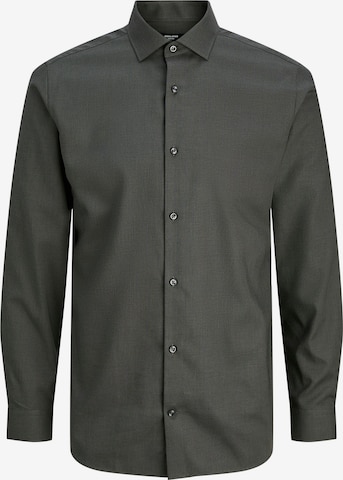 Chemise 'JPRBLAParker' JACK & JONES en gris : devant