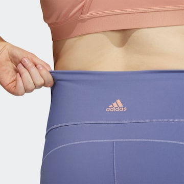 ADIDAS SPORTSWEAR - Skinny Calças de desporto em roxo