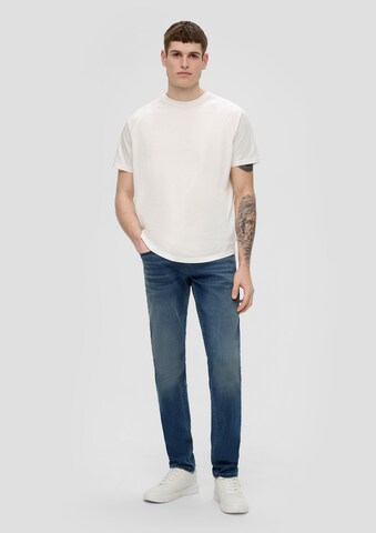 Coupe slim Jean 'Rick' QS en bleu