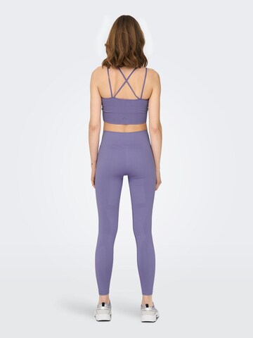 ONLY PLAY Skinny Workout Pants 'Frion' in Purple