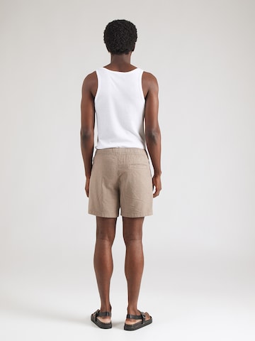 HOLLISTER Normalny krój Spodnie w kolorze brązowy