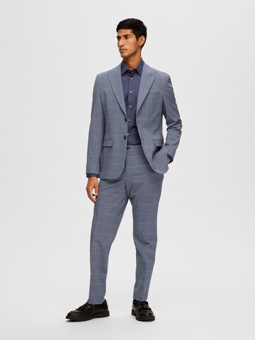 SELECTED Slim Fit Sakko in Blau