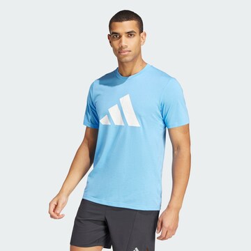 T-Shirt fonctionnel 'Train Essentials Feelready' ADIDAS PERFORMANCE en bleu : devant