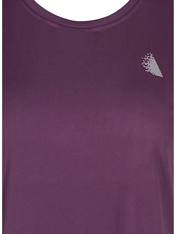 Active by Zizzi Functioneel shirt 'ABASIC' in Lila