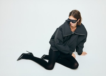 MANGO Winterjacke in Grau