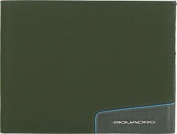Piquadro Portemonnee 'PQ-RY' in Groen: voorkant
