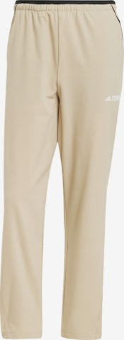 ADIDAS TERREX - Pantalón de montaña 'Multi Liteflex' en beige: frente