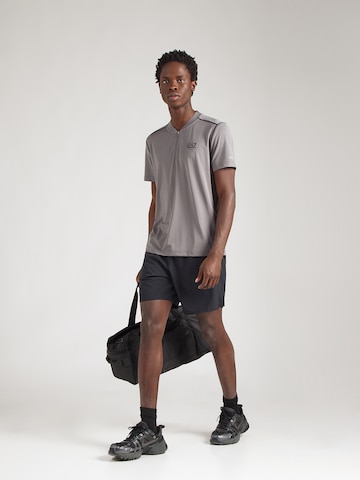 EA7 Emporio Armani Funktionsskjorte i grå