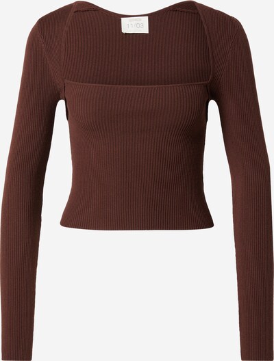 Kendall for ABOUT YOU Pullover 'Jale' in dunkelbraun, Produktansicht