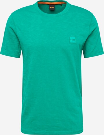 BOSS - Camisa 'Tegood' em verde: frente
