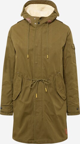 SCOTCH & SODA Winter Parka in Green: front