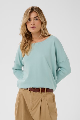 SAINT TROPEZ - Jersey 'Mila' en azul: frente