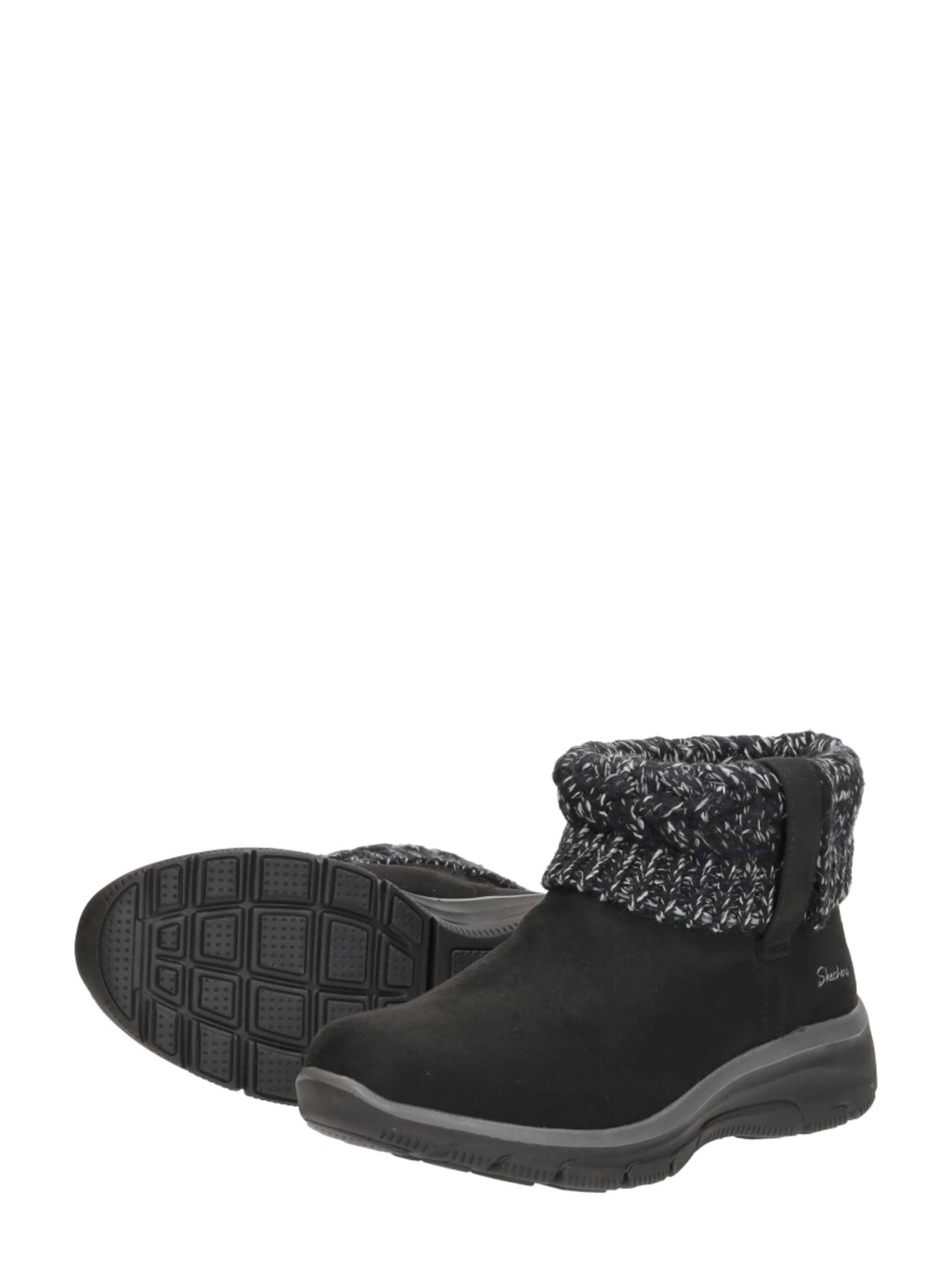 Boots 'Enkellaarsjes Plat' SKECHERS en noir
