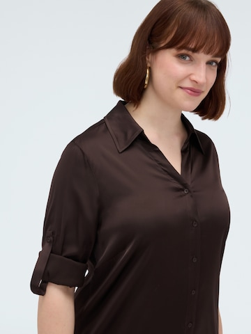 Abito camicia di Fiorella Rubino in marrone