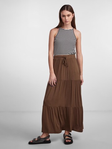 PIECES Skirt 'Neora' in Brown