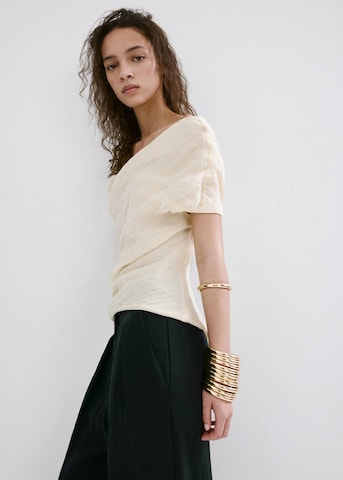 MANGO Wide Leg Hose 'Marga' in Schwarz