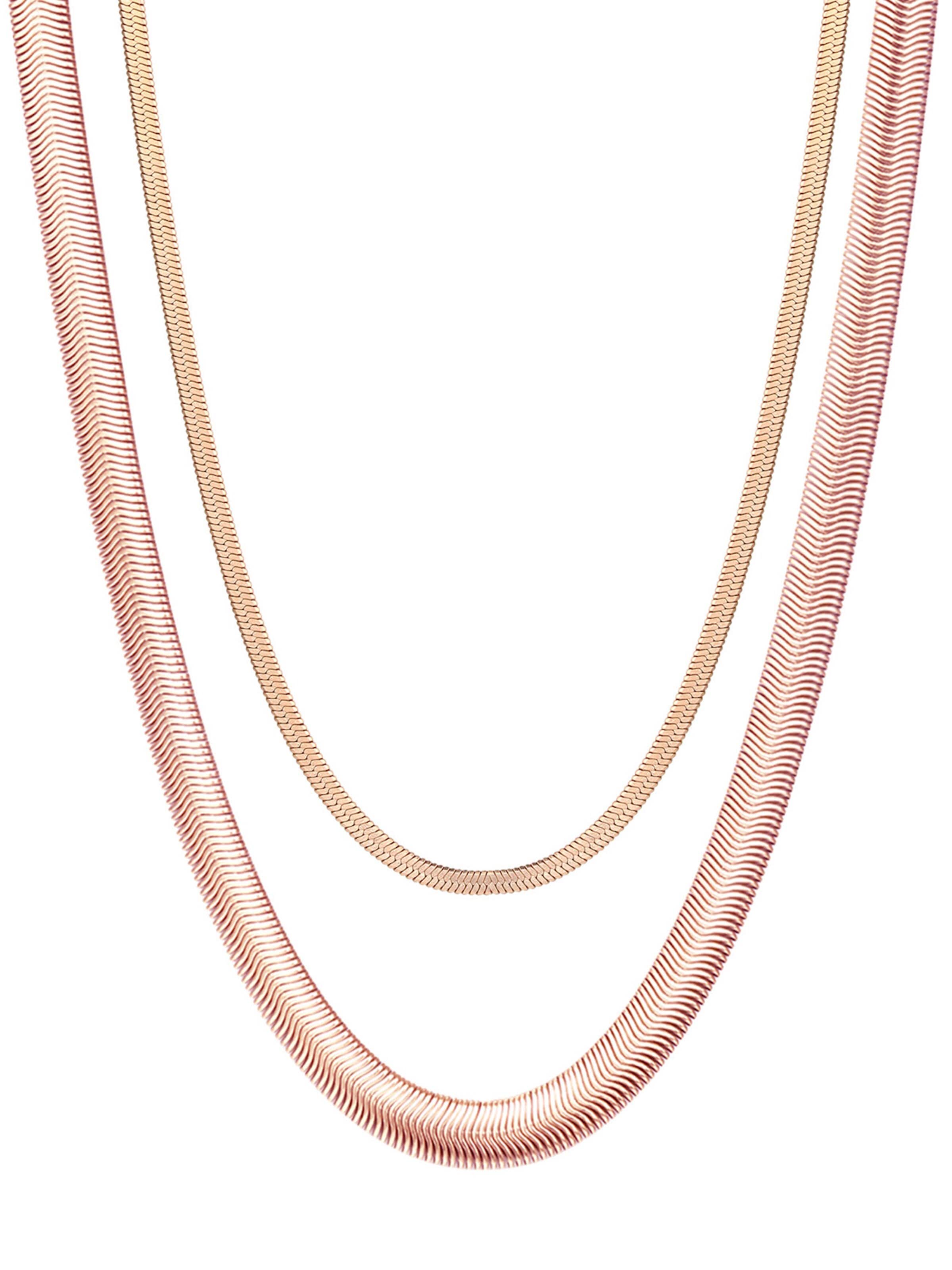 Hey Happiness Ketting 'Duologue' in Goud: voorkant