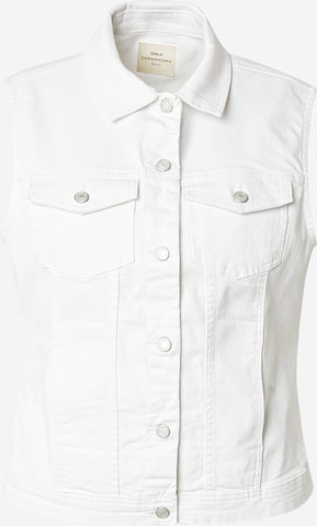 Gilet 'CARWESPA' ONLY Carmakoma en blanc : devant