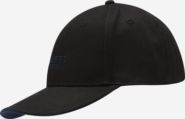 Casquette Hackett London en noir : devant