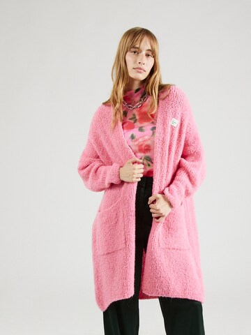 AMERICAN VINTAGE Oversized cardigan 'ZOLLY' in Pink: front
