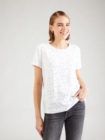 GAP Shirt in Wit: voorkant