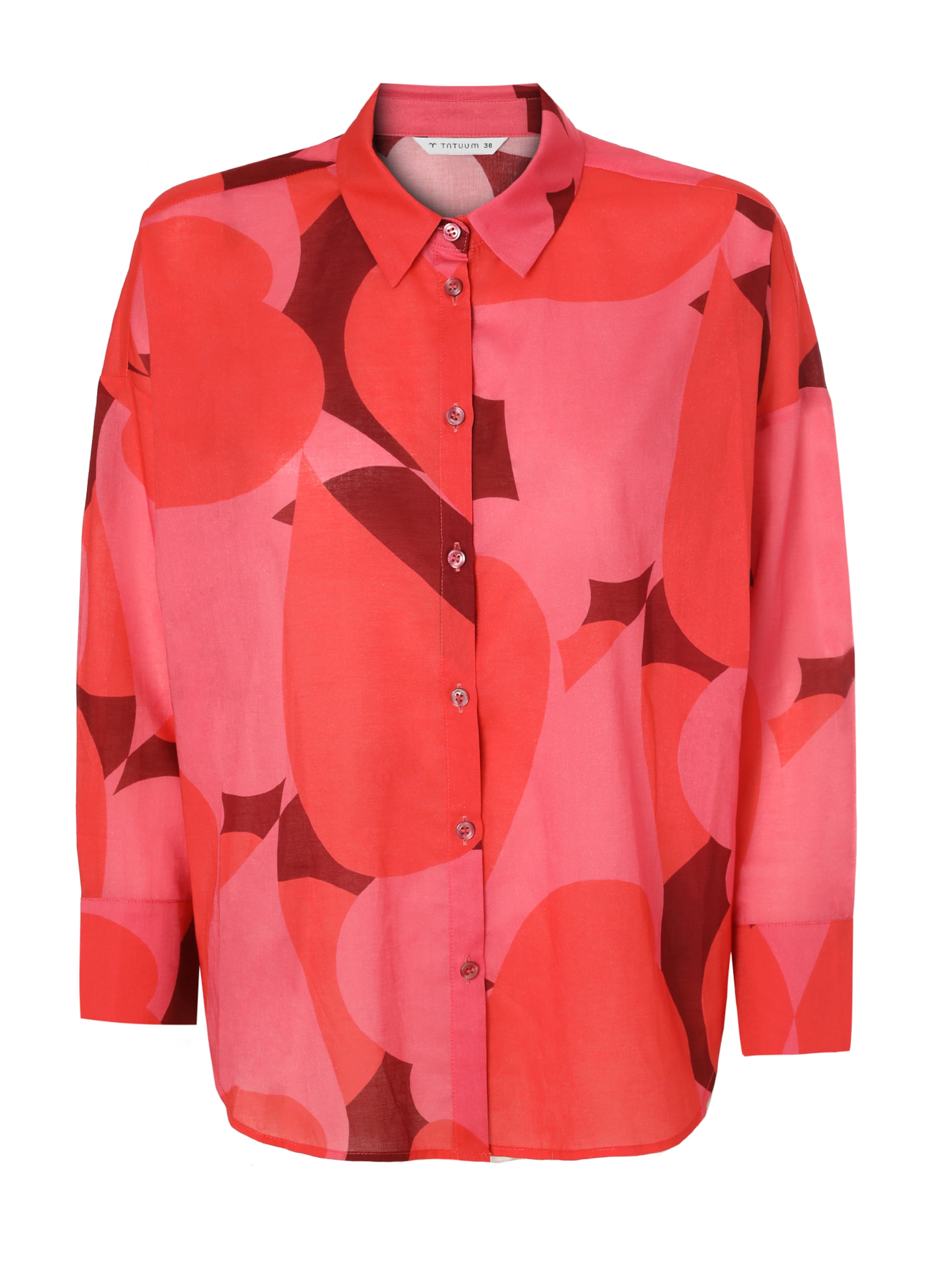 Camicia da donna 'LERIA' di TATUUM in rosso: frontale